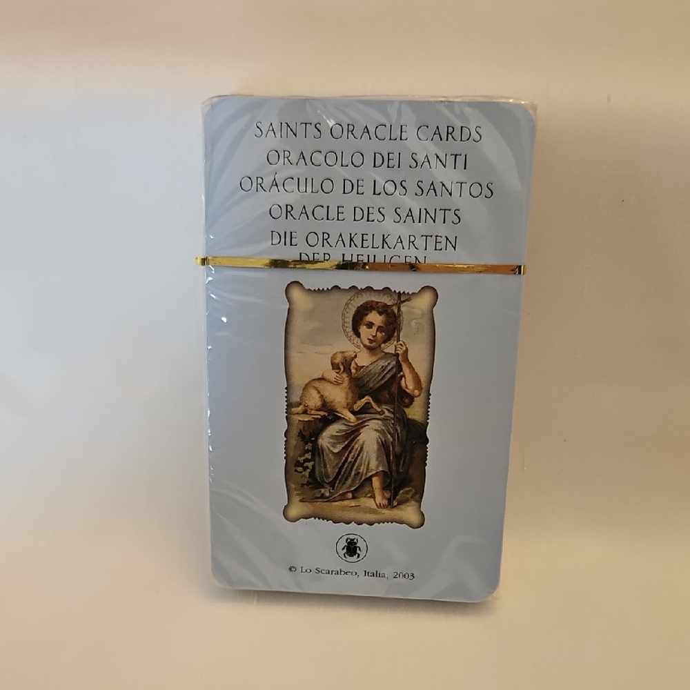 NEW Saints Oracle Cards, published by Lo Scarabeo in 2003